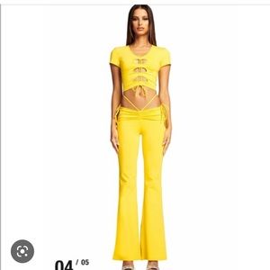 Yellow I am Gia pants